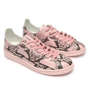 SCHUTZ Pink Snake Embossed Sneakers - NWOT